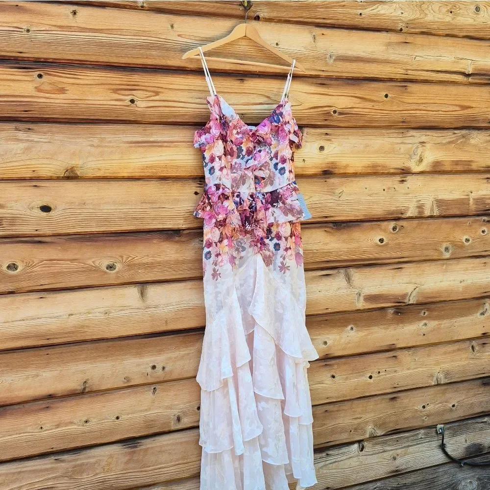 NWT Elliatt Perla Floral Dress Pink Size M - Picture 8 of 13